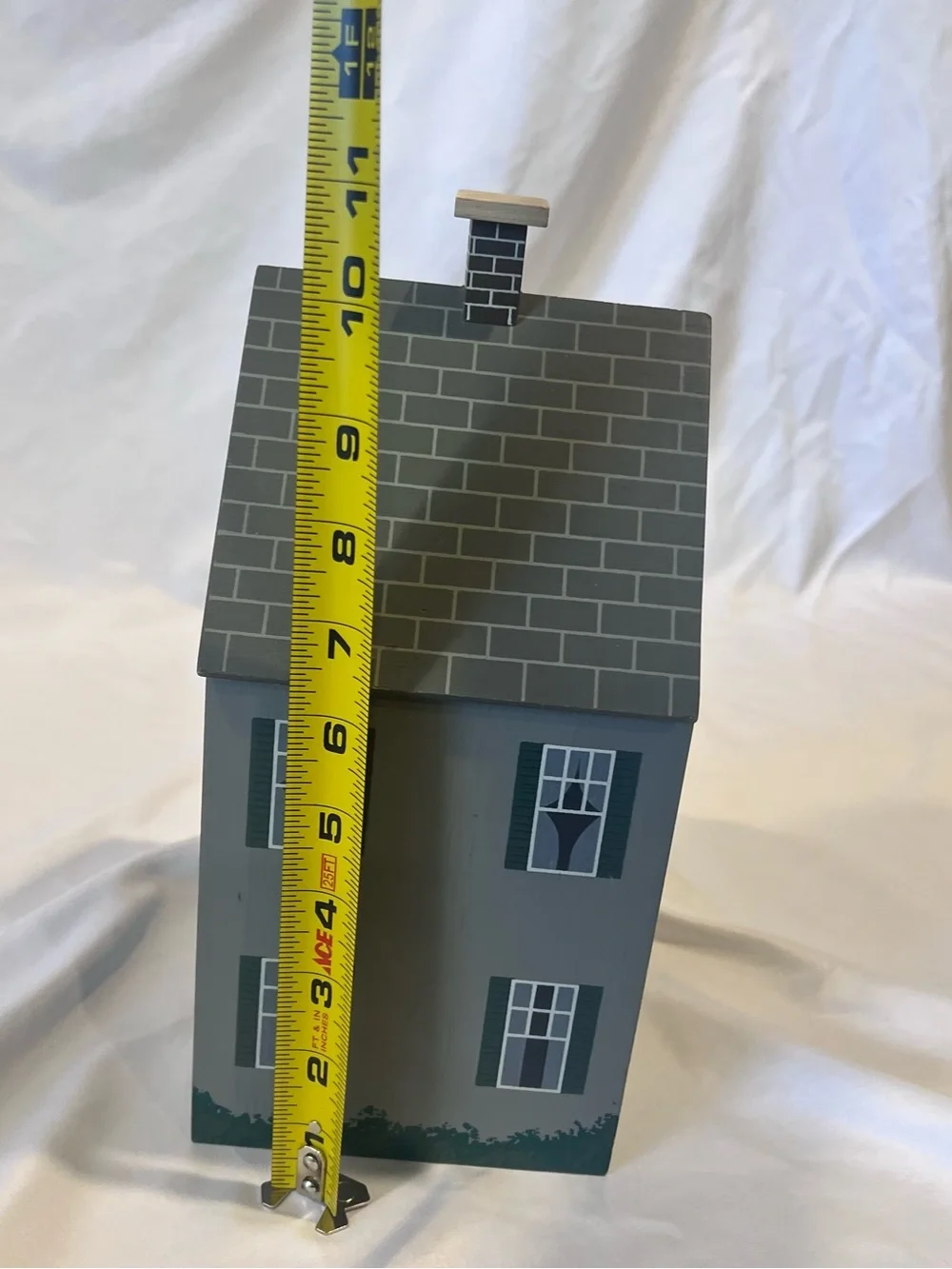 Vintage Wooden Flour House Canister Farmhouse Kitchen Decor